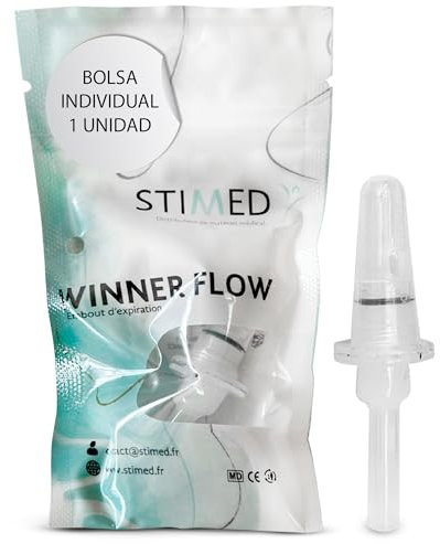 SUMSA -WINNER FLOW Insulator Ausatmdüse für geregelte Atmung, Beckenbodenstraffung, Verbesserung der Bauchmuskulatur, Umschulung, Pilates, Yoga, Hypopressive, Winnerflow, 5P