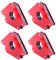 Tanstic 4Pcs Arrow Welding Magnet Set, 3 25lbs Magnetic Welding Holder, Strong Welding Angle Magnet, Welding Magnets and Clamps Holding Power Welding Accessories 45 90 135 Degree