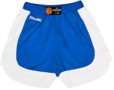 Spalding Hustle Basketballshorts Herren blau/weiß, XL