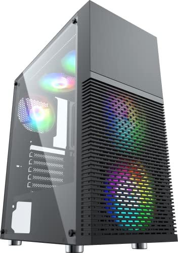 AVP X7 Mesh RGB Mid Tower Case with 3 RGB Fans