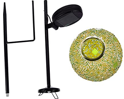 Housoutil Solar Dekorative Lampe Hof Licht Outdoor Mosaik Licht Garten Verwenden