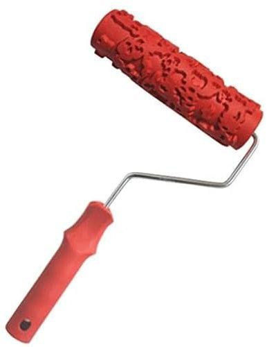 Kreativer Farbroller mit Steinstruktur – gepr Muster für die DIY-Wanddekoration. Verschnern Sie Wnde mit Maserungsmuster-Design – dekoratives Malroller-Werkzeug-size1