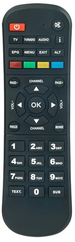ALLIMITY Fernbedienung Ersatz passend für Skymaster Receiver XHD150, XHD200, XHD-150, XHD-200, XHD 150 200