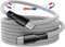 Magtame USB C Kabel, Magnetisches Typ C Ladekabel 60W(3A), USB C auf USB C Kabel, 1.5M Typ C Schnellladekabel Nylon geflochten Kompatibel für iPhone MacBook Samsung Galaxy(Silber)