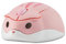 Kabellose Maus Cute Cartoon Hamster Shape Mouse Portable Travel 2.4GHz 1200DPI Optical Cordless Mouse mit USB-Empfänger Compact Silent Mäuse für Laptop PC Computer Mac für Kinder Geschenk, Rosa