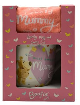 Boofle Amazing Mummy Mug & Socks Gift Set Love-Filled Surprise! Gift Idea