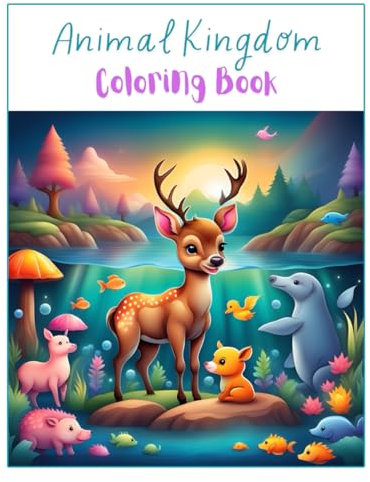Animal Kingdom Coloring Book