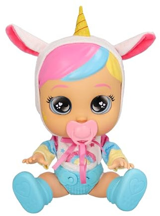 Cry Babies Day Care Dreamy, Babypuppe Puppe Dreamy trägt EIN Day Care-Outfit und enthält 3 Accessoires, Sie weint echte Tränen, Spielzeug, Spielzeug und Geschenk Für Kinder ab 18 Monaten