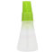 CHEFZOCO Bote dispensador aceite con cepillo silicona, Dispensador de Aceite con Pincel de Silicona, Botella Aceite con Brocha, Longitud 125 mm, Plástico con cepillo silicona, Capacidad 60 ml, Verde