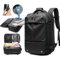 Bewinner Sac a Dos Sous Vide – Vacpack Extensible Résistant à L'eau avec Compression Sous Vide et Grande capacité de 48,3 Cm, Sac à Dos Antivol avec Airbag pour Voyage