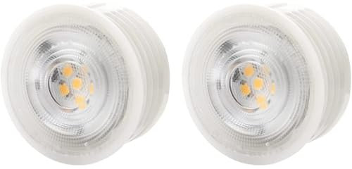 Sweet Led Lampe 5W – Flach Ø50x20mm, Keramik Leuchtmittel 320lm, 4000K, 230V - LED Ersatz für Halogen Leuchten - Passend für Einbauspots- Aufbauspots 2er Pack