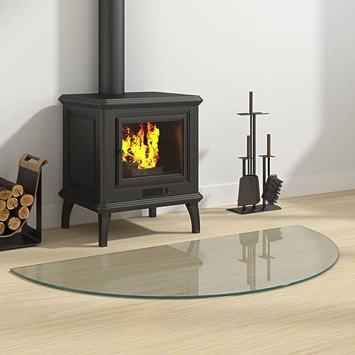 Furniture Select Feuerstelle Glasplatte halbrund 1000x500mm