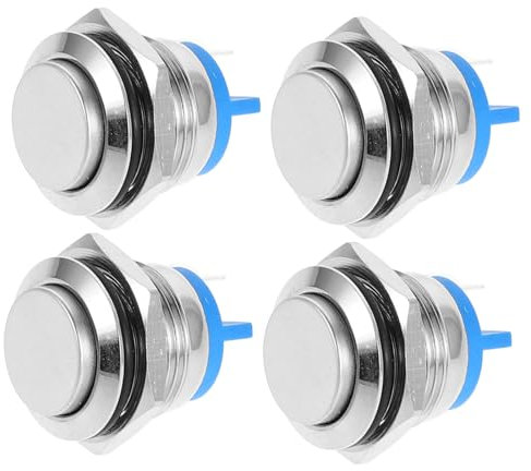 BUGUUYO Wireless Doorbell Button Replacement Kit 4pcs Door Bell Accessories for Apartment Bedroom Classroom
