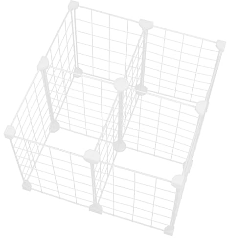 Kühlschrank Organizer Trennwand Regal Weiß aus Eisen und Kunststoff | Kühlschrank Trenner, Gitter mit Multilayer Trennung, für Tiefkühltruhe und Kühler in Gastronomie