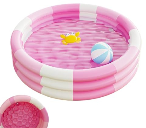 Piscina Gonfiabili Posteriore Cortile - Tampone Gioco Acqua Addensato, Giocattolo Nuoto Bambino | Patio Campeggio All'aperto Zona Di Schizzi A Bordo Piscina, Grande Gonfiabile Familiare per