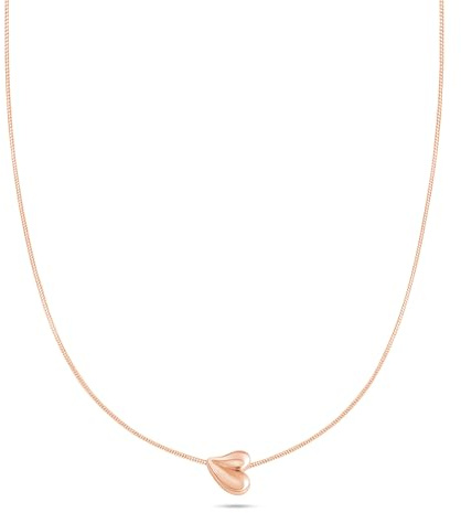Tamaris Schmuck für Damen aus Edelstahl, Halskette mit organischem Herzmotiv für Valentinstag, Stilvoll und Elegante Geschenkidee