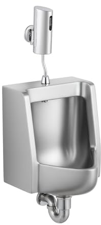 Automatisches Urinal Sensor Spülventil Infrarot Pissoirventil mit Einstellbarem Sensorbereich & Wassersparendem Spülmodus Korrosionsbeständige Berührungslose Urinalsteuerung für Wandmontage