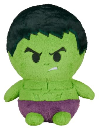 Marvel Huggables Hulk Plüschfigur 35 cm – großes Kuscheltier Superheld zum Sammeln und Spielen, extra weicher Stoff, detailreicher Charakter, Fanartikel für Kinder und Fans