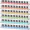 display4top 6 Pack Nail Polish Rack,15 Acrylic Nail Polish Wall Mounted Organizer Displays 90 Bottles, Clear Floating Kids Wall Bookshelf