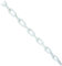 True Products 15m x 6mm Plastic Barrier Chain Link Safety Decorative Garden Fence - White