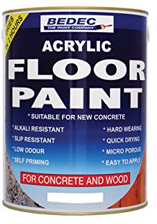Bedec Acrylic Water Based Floor Paint Clear 2.5 Litre