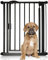 Bettacare Auto Close Haustiergitter, 68,5cm - 75cm, Mattschwarz, Schmal, Schmales Druckmontage-Treppengitter für Hunde & Welpen, Sicherheitsgitter für schmale Türen, Flure und Räume