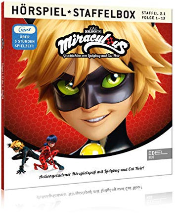 Miraculous - Geschichten von Ladybug & Cat Noir - mp3-Staffelbox 2.1 - Das Original-Hörspiel zur TV-Serie (Folgen 1 - 13)