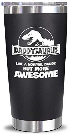 NEWELEVEN Dad Birthday Gift from Daughter, Son, Kids, Wife - Birthday Gift for New Daddy, Husband, Men - Best Present Idea for Father, Husband, Bonus Dad from Daughter, Son, Wife - 20 Oz Tumbler