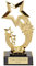 Trophies Plus Medals Rising Star Gold Trophy On A Black Plastic Base 17cm (6 3/4) FREE ENGRAVING