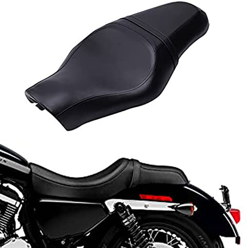 Beifahrersitz Motorrad Fahrersattel 2 Up für Sportster XL 883 1200 48 72 Cafe Racer.