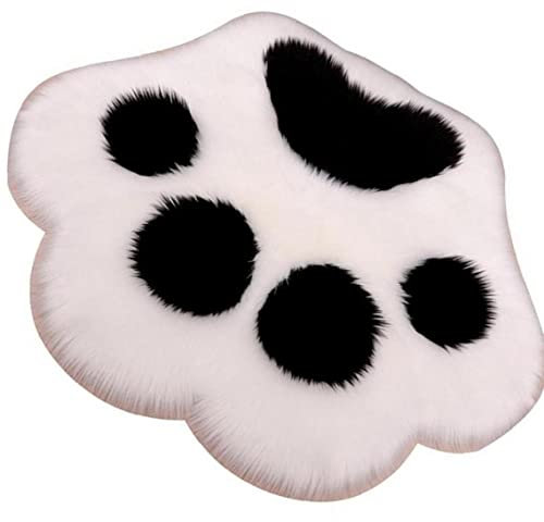 Sanfly -schaffell-Bereich Teppichkatze-Pfoten-förmige Plüsch-teppiche Flauschige Weiche Kinder Teppich-Teppich Für Schlafzimmer Wohnzimmer Boden