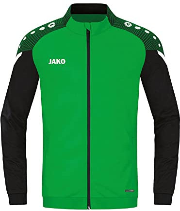JAKO Kinder Polyesterjacke Performance, Soft Green/Schwarz, 164