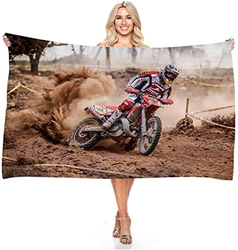 Motorrad Duschtuch Handtuch Strandtuch 70 X140cm,Mikrofaser HandtuchMotocross Motorcycles Badetuch Für Erwachsene Strandtuch (A5,70x140cm)