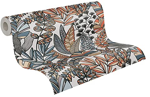 A.S. Création Antigua 390952 Non-Woven Plant Wallpaper 10.05 m x 0.53 m Made in Germany