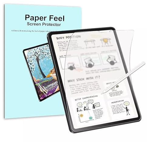 AM Case [1 Pack Paper feeling Anti-Scratch Screen Protector Compatible with iPad 10th Generation 10.9 Inch 2022, Matte Film for All-New Anti-Glare Slim,PET Art Drawing,Writing,Sketching