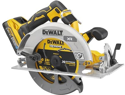 DEWALT DCS573 18v XR Cordless Brushless FLEXVOLT High Power Circular Saw 190mm 2 x 5ah Li-ion Powerstack