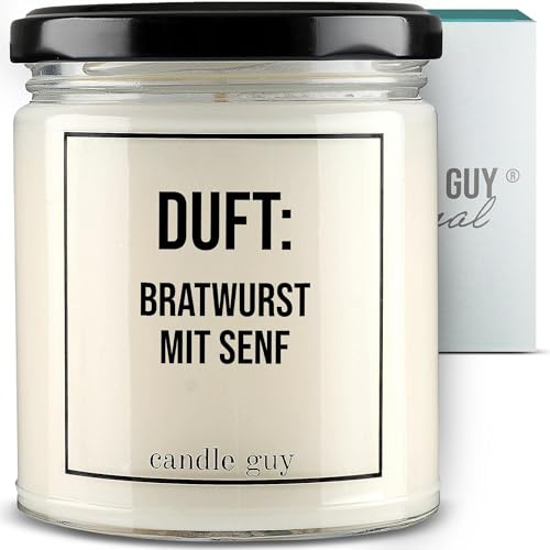 candle guy Duftkerze im Glas [Brennzeit 70h] - Duft-Kerze handgemacht mit Spruch | Freches Geschenk für Frauen, Freundin, Geburtstag | 100% Sojawachs, schöne natürliche Düfte mit ätherischem Öl