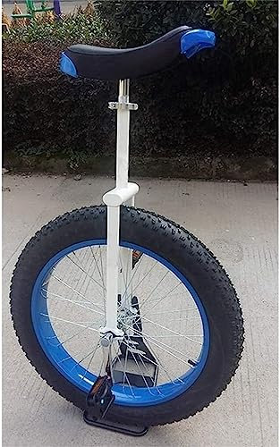 GYJ Fahrrad-Einrad, 20-Zoll-Räder, Einrad, for Erwachsene, Junior, Einrad, Sitz, Unisex, Fahrrad, ausgewogenes Radfahren HY (Color : Bianco, Size : 20 Inch)