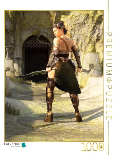 CALVENDO Puzzle Krieger Prinzessin | 1000 Teile Lege-Größe 64 x 48 cm Foto-Puzzle für glückliche Stunden