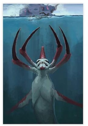 AAVEDA Game Subnautica 1 Leinwand-Poster, Wandkunst, Dekordruck, Bild, Gemälde für Wohnzimmer, Schlafzimmer, Dekoration, ungerahmt, 30 x 45 cm