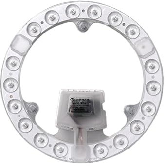 WQCPAVAV Panel Light Ceiling Light Led Wick 12W-108W Replacement Light Panel Strip 220V LED Ceiling Fan Light Magnet Fixed Household Light Panel (Size : 24W white light 7.48in)