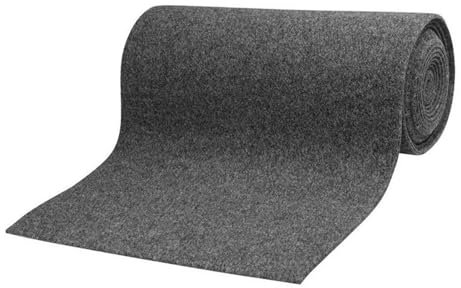 Filzrolle Filzstoff - 30cm x 250cm x 3mm,Bespannstoff aus Filz, für DIY Handwerken Dekoration Filzunterlage,Patchwork Filz tischläufer Kostüme(Dunkelgrau)