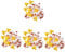 TOYANDONA Sets Mini Popcorn Accessory Artificial Popcorn Figurine Diy Craft Project for Families Friends Pcs