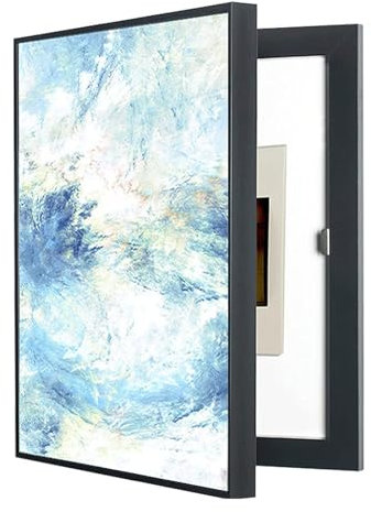 Couvercle de boîte de Compteur électrique Décoration de Panneau électrique Boîte de Distribution intérieure Cacher Les peintures, G, 50 × 60 (F)