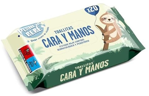 Toallitas para cara y manos Planeta Bebé de Dia bolsa 20 unidades