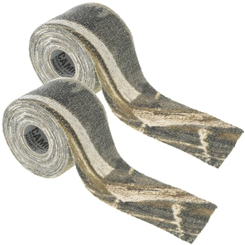 GEAR AID Camo Form selbsthaftende, wiederverwendbare Tarnfolie, schützt vor heißen/kalten Oberflächen, für dich & deine Ausrüstung, Realtree Edge, 5,1 x 365,8 cm Rolle, 2 Stück