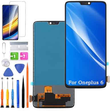 Display Bildschirm für OnePlus 6 A6000 A6003 TFT | mit Reparatur Kit，TFT LCD，HD Display，Bildschirm Ersetzen