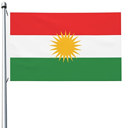 Bandera Del Orgullo Flag Of Kurdistan Exteriorbandera Resistente A La Intemperie Banderas Premium Decoraciones Banderabalcón Para Desfile Jardín Festival 90X152CM