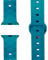 NALIA Hexion Silikon Armband kompatibel mit Apple Watch Armband iWatch Series Ultra/SE 10 9 8 7 6 5 4 3 2 1, 42/44/45/46/49mm, Watch Silikonband Sportarmband mit Steck-Pin, Farbe:Atlantikblau
