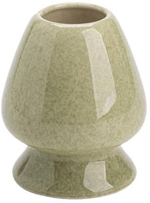 Chasen Halter,Schattenblau Matchabesenhalter,Besen-Halter für Teezeremonie,Keramik Matchabesenhalter,Keramikhalter für Bambus-Matcha-Chasen,Ofen Wird Grün